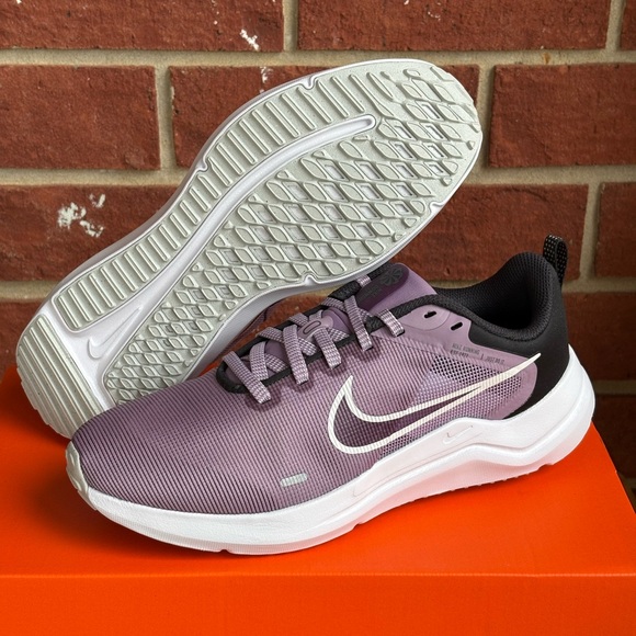 Nike Downshifter 12 Purple Black Womens New Sneakers NIB Running Shoes - Picture 2 of 15